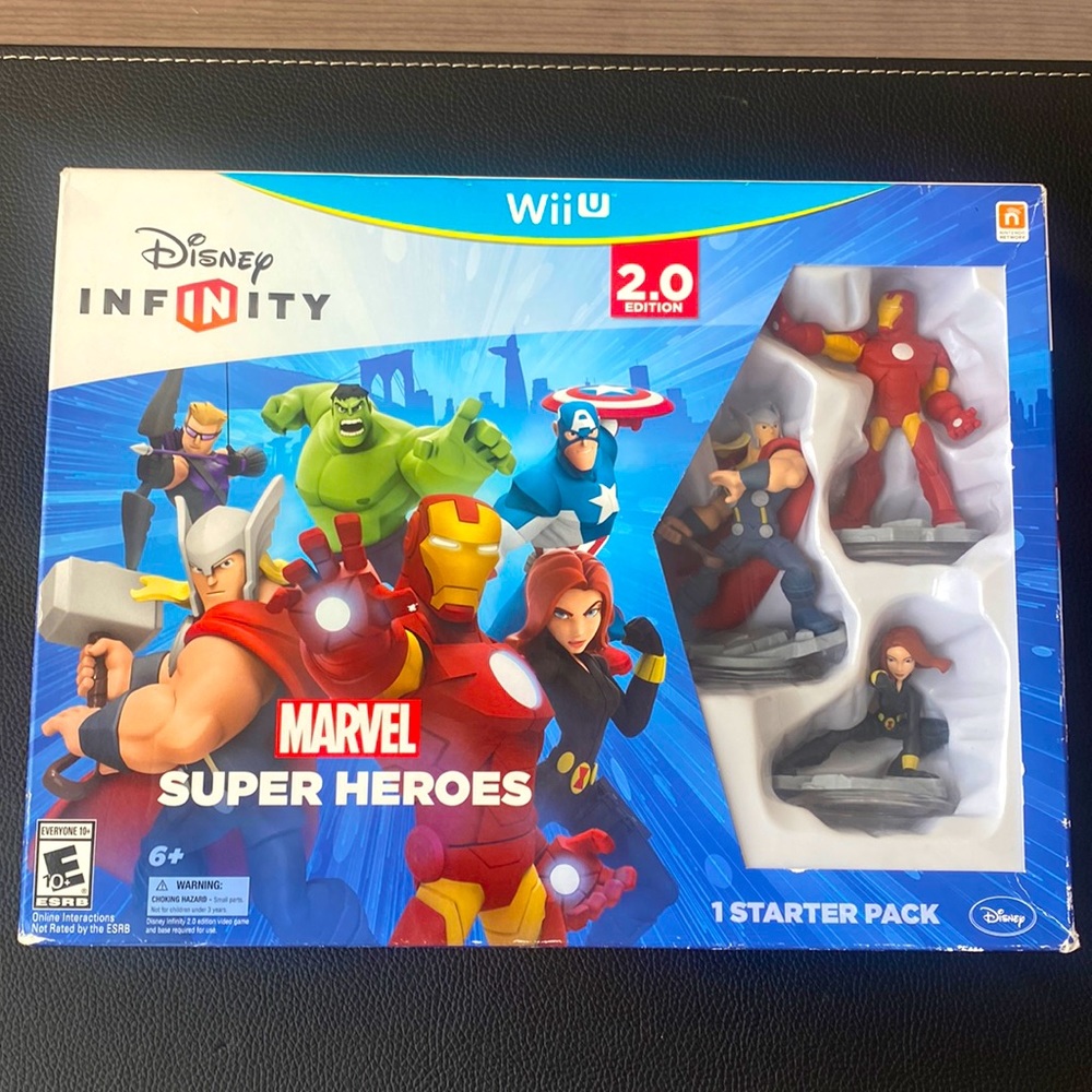 NEW - Disney Infinity Marvel Superheroes starter pack for WiiU - NRFB